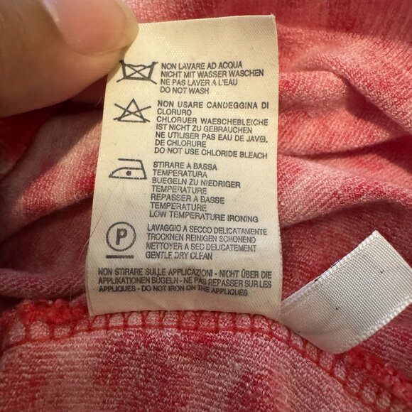 Blumarine Leopard Print Embellished Red Sleeveless Rib Hem Stretchy  Top Size 4 - Picture 9 of 9